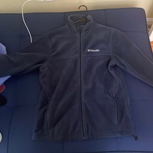 Columbia M Navy Blue Fleece Zip Up